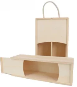 Elegante Holzbox für Weinflaschen – Nachhaltige Geschenkidee für Weinliebhaber