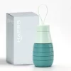 Faltbare Wasserflasche mit Lasergravur – Individuelle Geschenkidee für Events