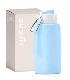 Faltbare Wasserflasche mit individueller Gravur – Praktisch für Outdoor-Sportarten