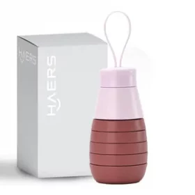 Personalisierte Wasserflasche faltbar – Perfektes Werbegeschenk mit Logo