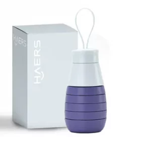 Faltbare Trinkflasche mit Wunschgravur – Geschenkidee für Familie und Freunde