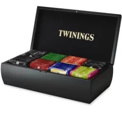 Hochwertige Holz-Teebox personalisieren lassen – Firmenlogo oder Namen gravieren lassen