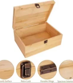 Nachhaltige Holzbox mit individueller Gravur – Unvergessliches Geschenk für Familie und Freunde