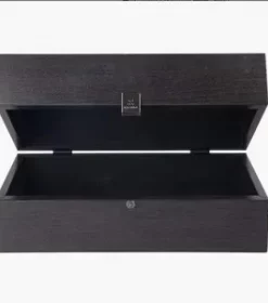 Holzbox für Wein mit Logo oder Text gravieren – Luxuriöse Holz-Weinbox für Geburtstage