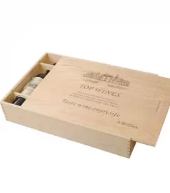 Individuelle Wein-Geschenkbox aus Holz – Individuelles Geschenk für Weihnachten