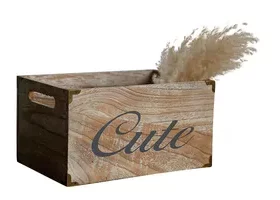 Nachhaltige Holzbox mit individueller Gravur – Dekorative Holzbox für Zuhause