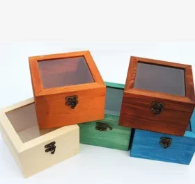 Hochwertige Holzbox aus Naturholz – Hochwertige Aufbewahrungsbox mit Gravur
