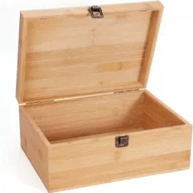 Hochwertige Holz-Teebox personalisieren lassen – Firmenlogo oder Namen gravieren lassen
