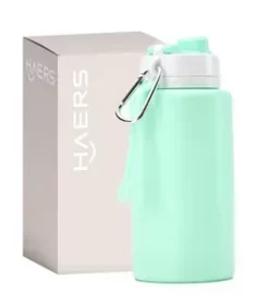 Nachhaltige faltbare Wasserflasche – Praktische Geschenkidee mit Gravur