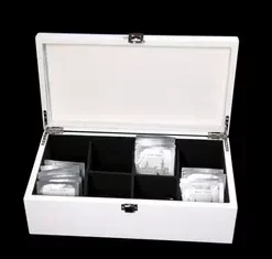 Premium Holzbox für Tee mit Gravur – Handgefertigt in Deutschland