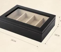 Hochwertige Holzbox aus Naturholz – Personalisierte Aufbewahrung für Schmuck