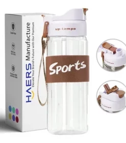 Plastikwasserflasche mit Logo Gravur – Personalisierte Flasche für Promotion