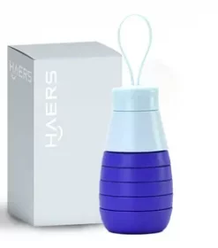 Gravierte faltbare Wasserflasche – Geschenk für Outdoor- und Sportliebhaber