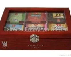 Teebox aus Holz mit individueller Gravur – Stilvolle Aufbewahrung für Teesorten