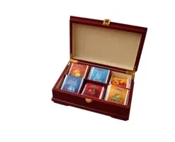 Exklusive Teebox aus Holz mit Gravur – Dekorative Teebox mit Gravur