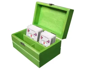 Gravierte Holz-Teebox – Geschenk für Genießer und Teefans