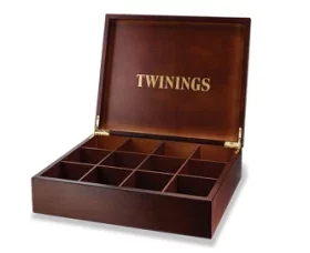 Exklusive Teebox aus Holz mit Gravur – Werbegeschenk für Kunden und Partner