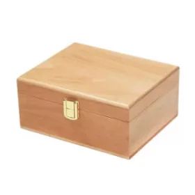 Holzbox mit Logo oder Text gravieren – Edle Box mit Lasergravur