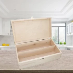 Elegante Holzbox für Weinflaschen – Geschenkbox für Jubiläen und Feste