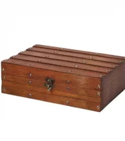 Hochwertige Holzbox aus Naturholz – Hochwertige Aufbewahrungsbox mit Gravur