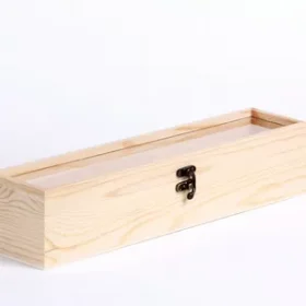 Holzbox für Wein mit Logo oder Text gravieren – Personalisierte Aufbewahrungsbox für Wein