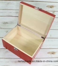 Hochwertige Holzbox aus Naturholz – Personalisierte Aufbewahrung für Schmuck