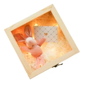 Nachhaltige Holzbox mit individueller Gravur – Dekorative Holzbox für Zuhause