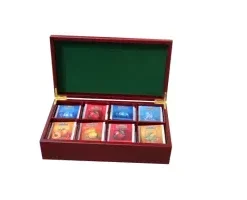 Teebox aus Holz mit individueller Gravur – Stilvolle Aufbewahrung für Teesorten