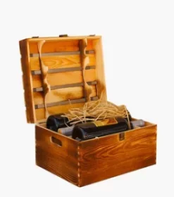 Elegante Holzbox für Weinflaschen – Nachhaltige Geschenkidee für Weinliebhaber