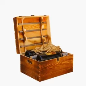 Elegante Holzbox für Weinflaschen – Nachhaltige Geschenkidee für Weinliebhaber