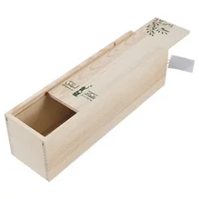 Handgemachte Weinbox aus Holz personalisiert – Handgefertigte Box für Weinflaschen