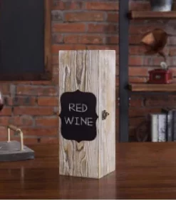 Edle Holz-Weinbox für besondere Anlässe – Exklusives Firmenpräsent mit Gravur