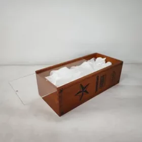 Holzbox für Wein mit Logo oder Text gravieren – Luxuriöse Holz-Weinbox für Geburtstage
