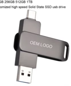 Schlichter USB Speicher mit Metallgehäuse für Werbung