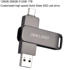 Schlichter USB Speicher mit Metallgehäuse für Werbung