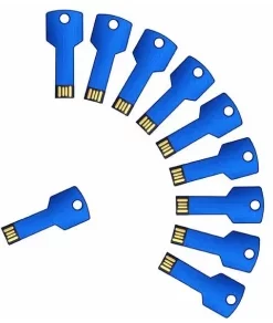 Schlichter USB-Stick Edelstahl-Design mit Gravur