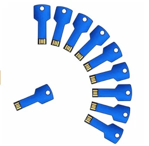 Schlichter USB-Stick Edelstahl-Design mit Gravur