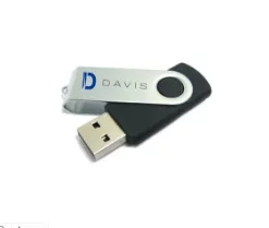 Schlichter USB Speicher Aluminiumgehäuse mit Logo