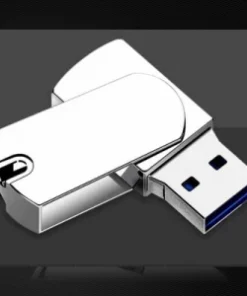 Schlichter USB Schlüsselanhänger Aluminiumgehäuse mit Namensgravur