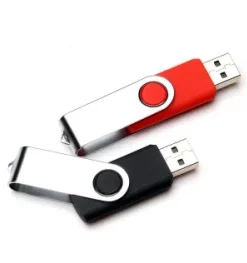 Stilvoller USB Schlüsselanhänger Aluminiumgehäuse mit Schlüsselanhänger