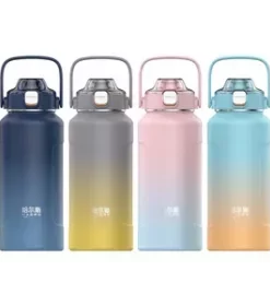 Edelstahl-Wasserflasche mit Logo Gravur – Geschenkidee für Kinder und Erwachsene