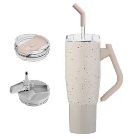 Praktische Edelstahl-Wasserflasche mit Wunschgravur – Ideal für Reisen, Outdoor und Camping