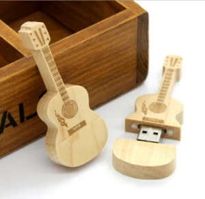 USB-Stick aus Holz.