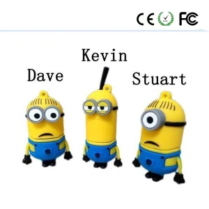 Schlichter Flash-Laufwerk mit Gravur mit Schlüsselanhänger