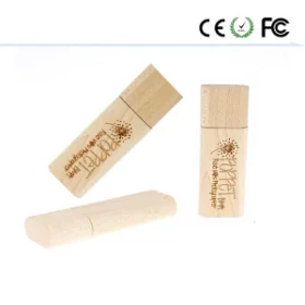 USB-Sticks aus Holz als Kundengeschenk