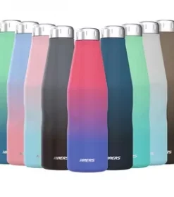 Nachhaltige Edelstahlflasche mit individueller Gravur – Individuelles Werbemittel für Firmenkunden