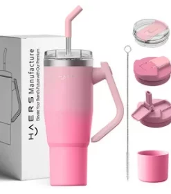 Isoliergläser aus Edelstahl mit Gravur