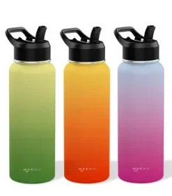 Edelstahlflasche mit Namensgravur – Praktisches Accessoire für Studenten