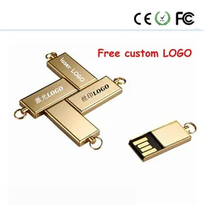 Professioneller USB Drive gebürstetes Metall mit Gravur