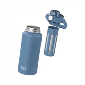 Praktische Edelstahl-Wasserflasche mit Wunschgravur – Ideal für Reisen, Outdoor und Camping